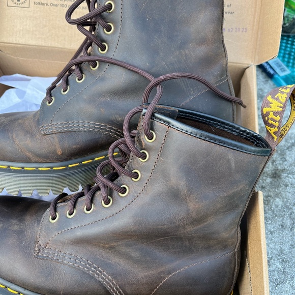 Doc Martens 1460 Bex Crazy Horse Brown. Men’s 9. Women’s 10. - Picture 6 of 8